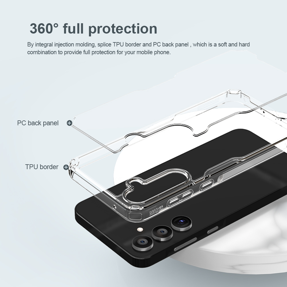 Samsung Galaxy A55 Nillkin nature pro hátlap tok (Fehér)