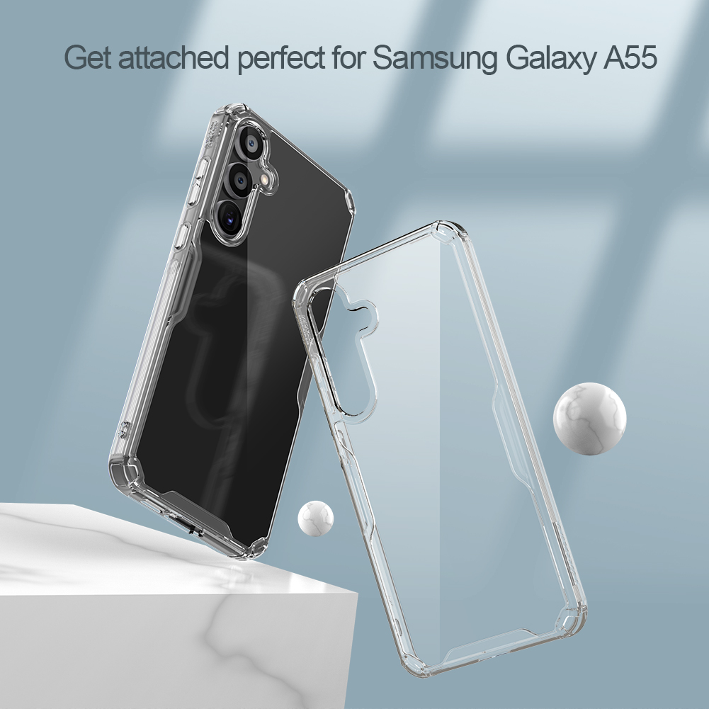 Samsung Galaxy A55 Nillkin nature pro hátlap tok (Fehér)