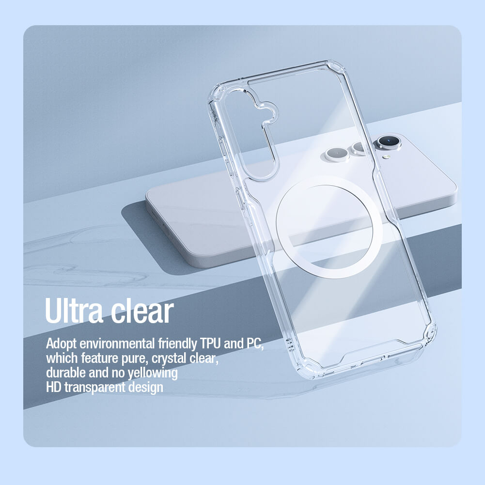Samsung Galaxy A55 Nillkin nature pro magsafe hátlap tok (Fehér)