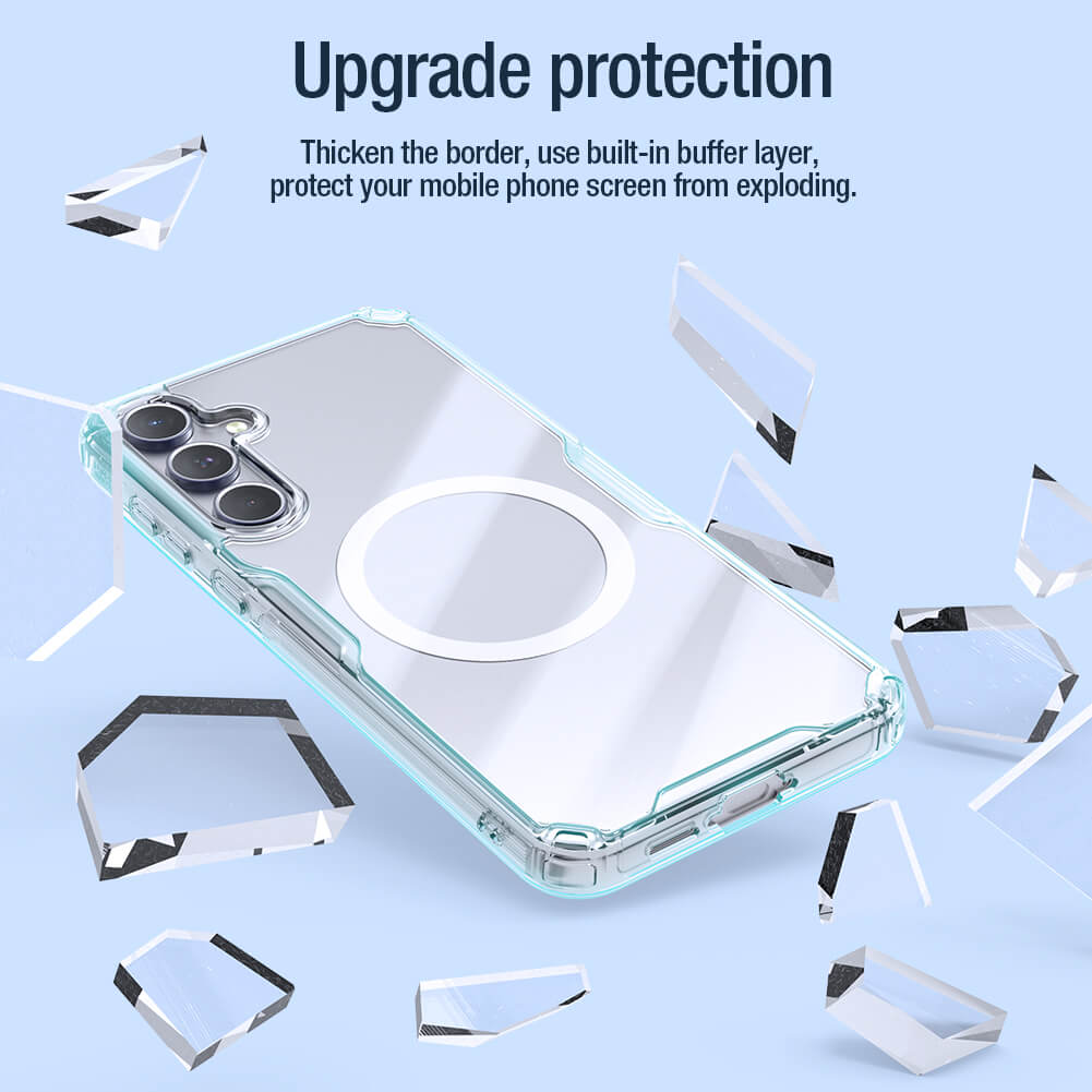 Samsung Galaxy A55 Nillkin nature pro magsafe hátlap tok (Fehér)