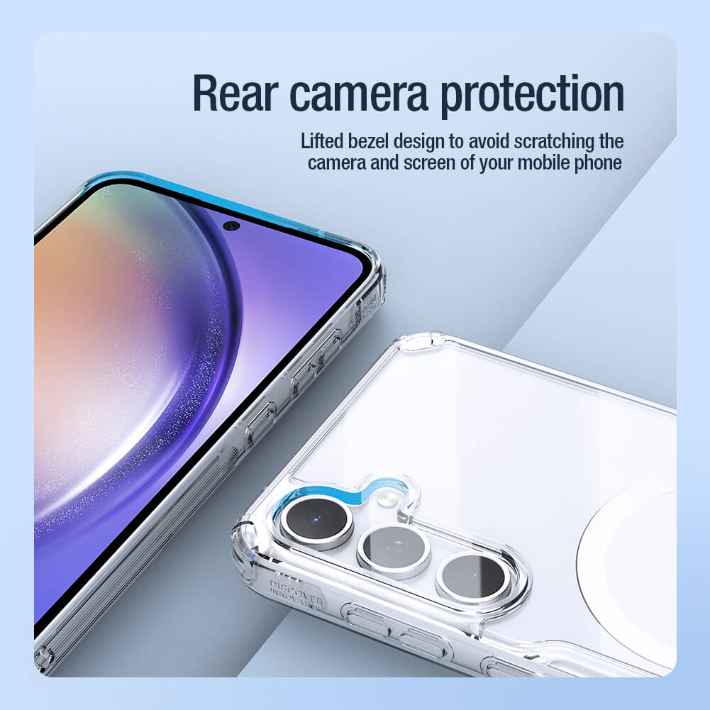 Samsung Galaxy A55 Nillkin nature pro magsafe hátlap tok (Fehér)