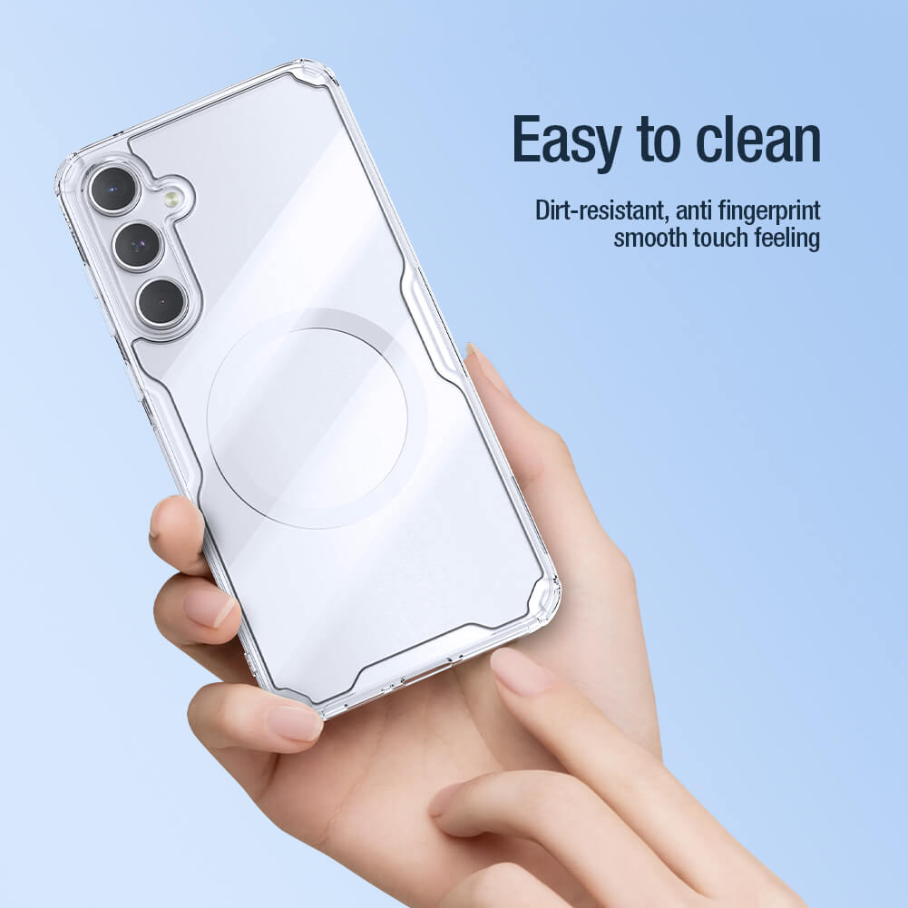 Samsung Galaxy A55 Nillkin nature pro magsafe hátlap tok (Fehér)