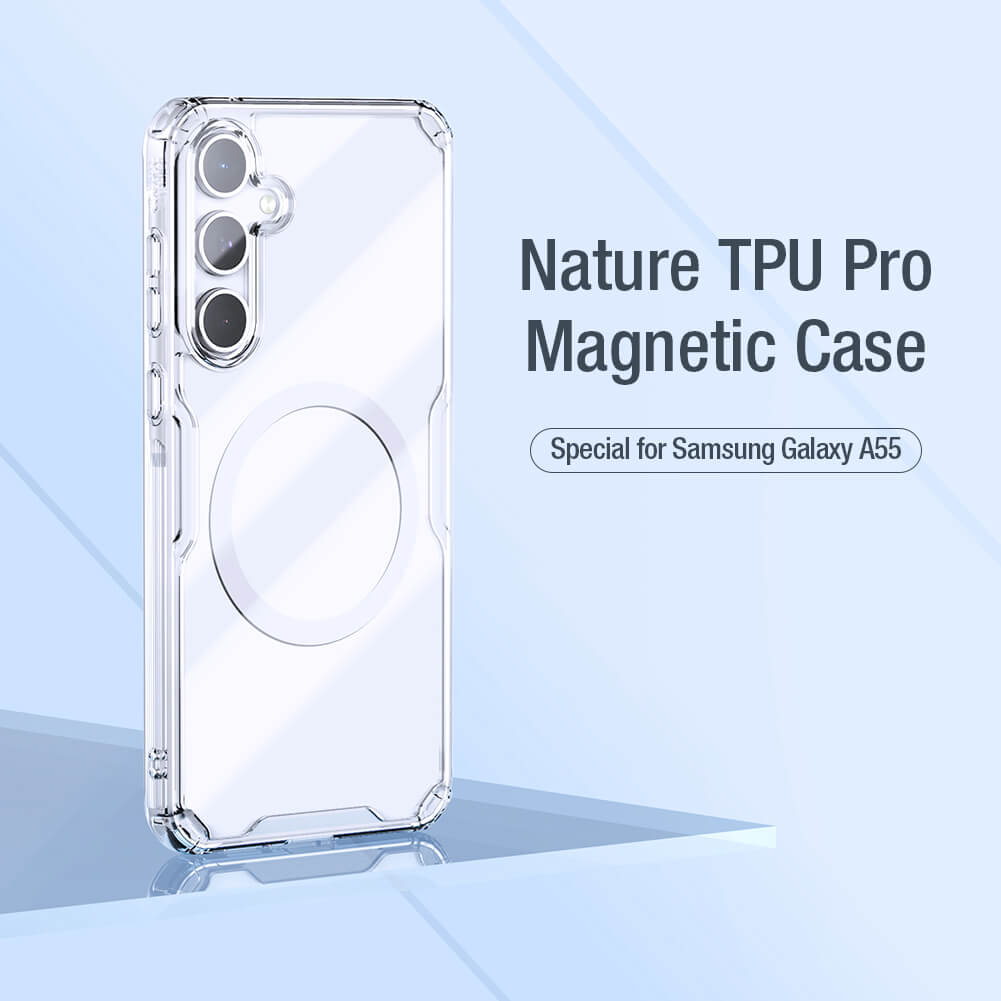 Samsung Galaxy A55 Nillkin nature pro magsafe hátlap tok (Fehér)