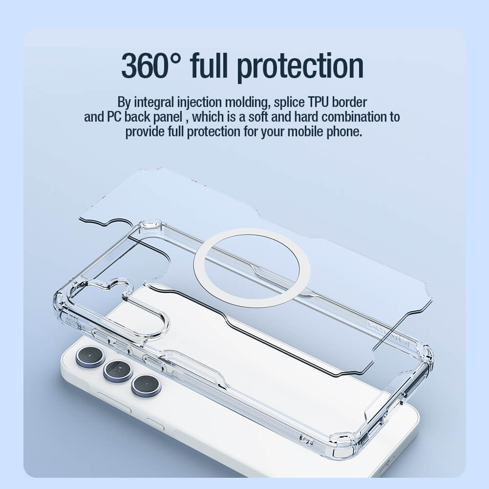 Samsung Galaxy A55 Nillkin nature pro magsafe hátlap tok (Fehér)
