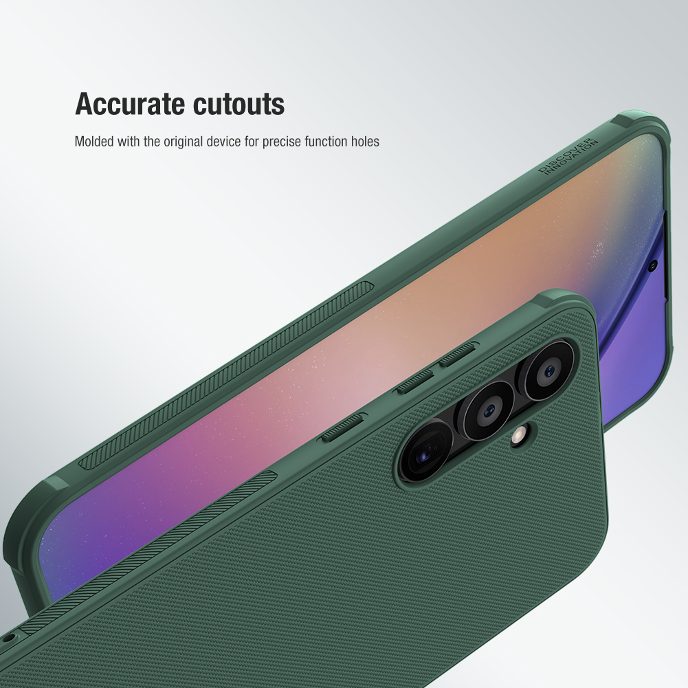 Samsung Galaxy A55 Nillkin Super frosted shield pro strapabíró hátlap tok fekete