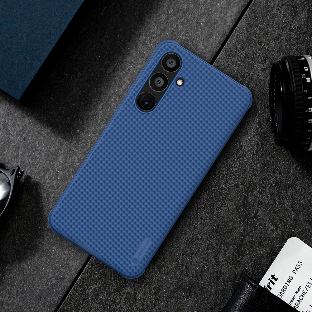 Samsung Galaxy A55 Nillkin Super frosted shield pro strapabíró hátlap tok fekete