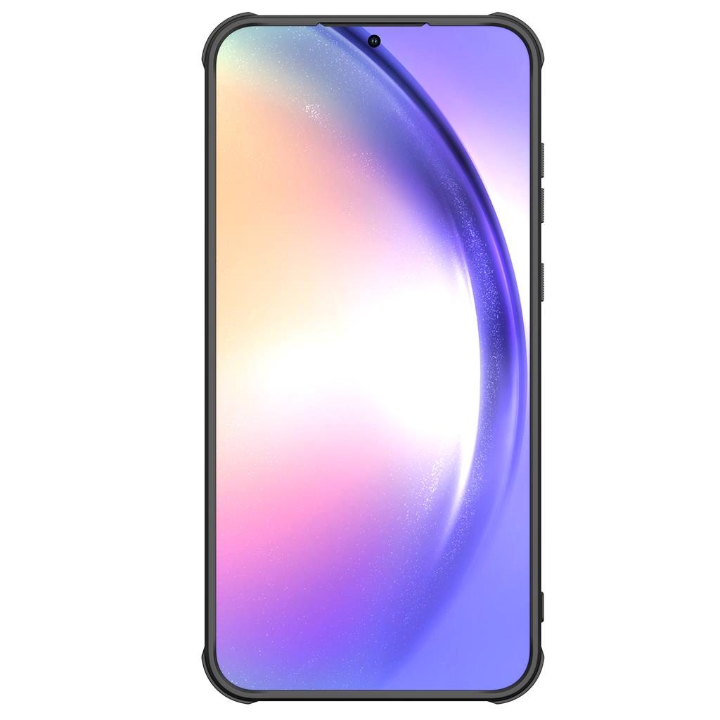 Samsung Galaxy A55 Nillkin Super frosted shield pro strapabíró hátlap tok fekete