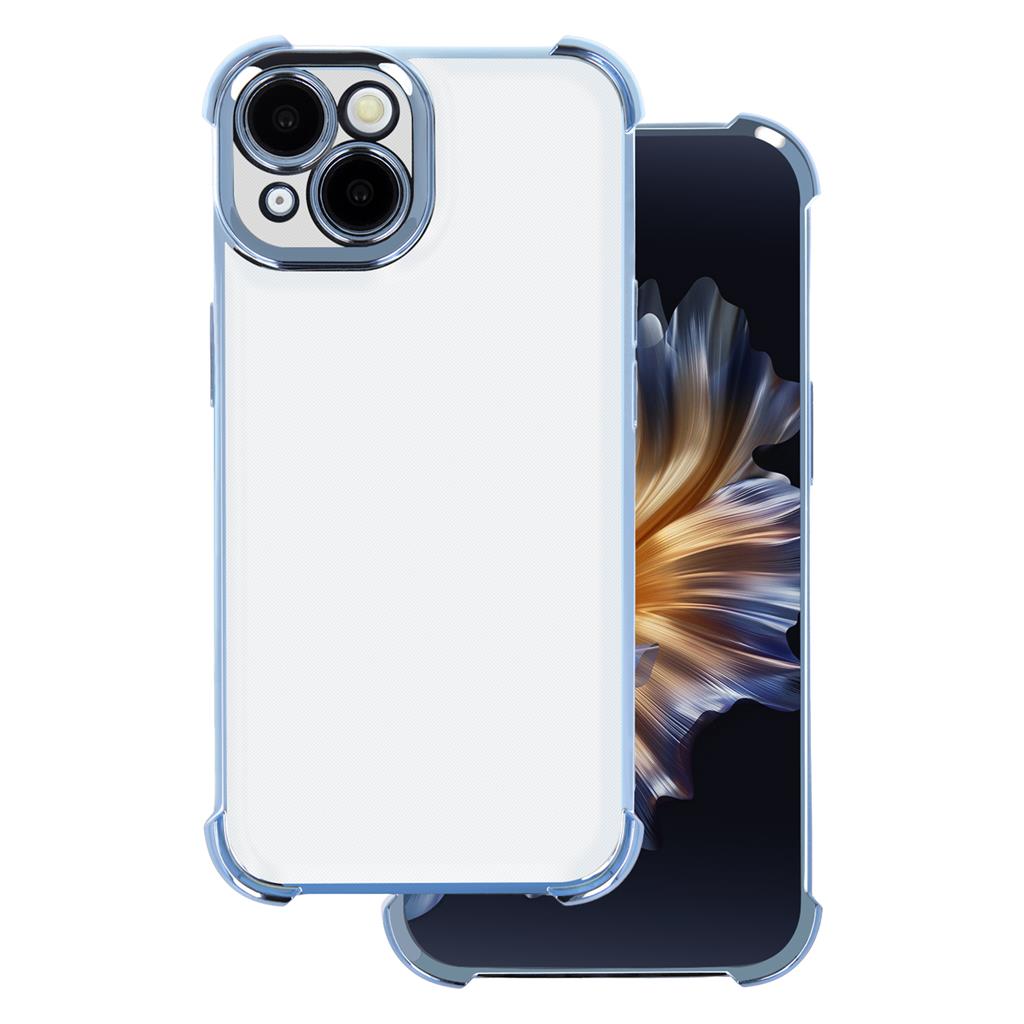 Samsung Galaxy A56 5G Anti shock chrome hátlap tok (Kék)
