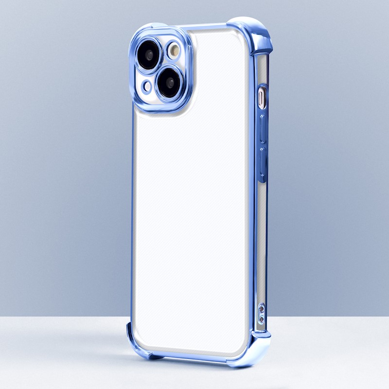 Samsung Galaxy A56 5G Anti shock chrome hátlap tok (Kék)