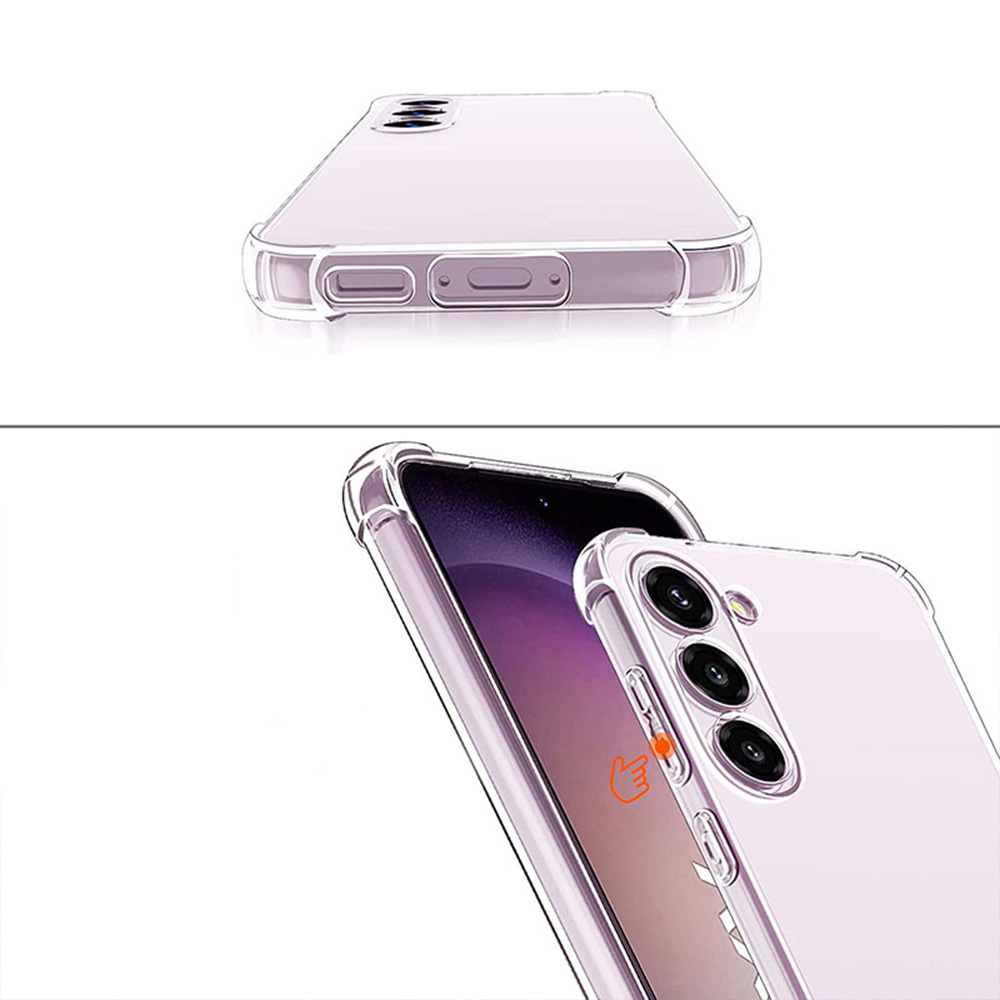 Samsung Galaxy A56 5G clin anti shock 1,5mm hátlap tok (Átlátszó) 3