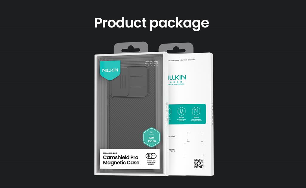 Samsung Galaxy A56 5G Nillkin camshield armor hátlap tok (Fekete)