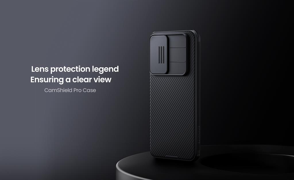 Samsung Galaxy A56 5G Nillkin Camshield pro hátlap tok (Fekete)