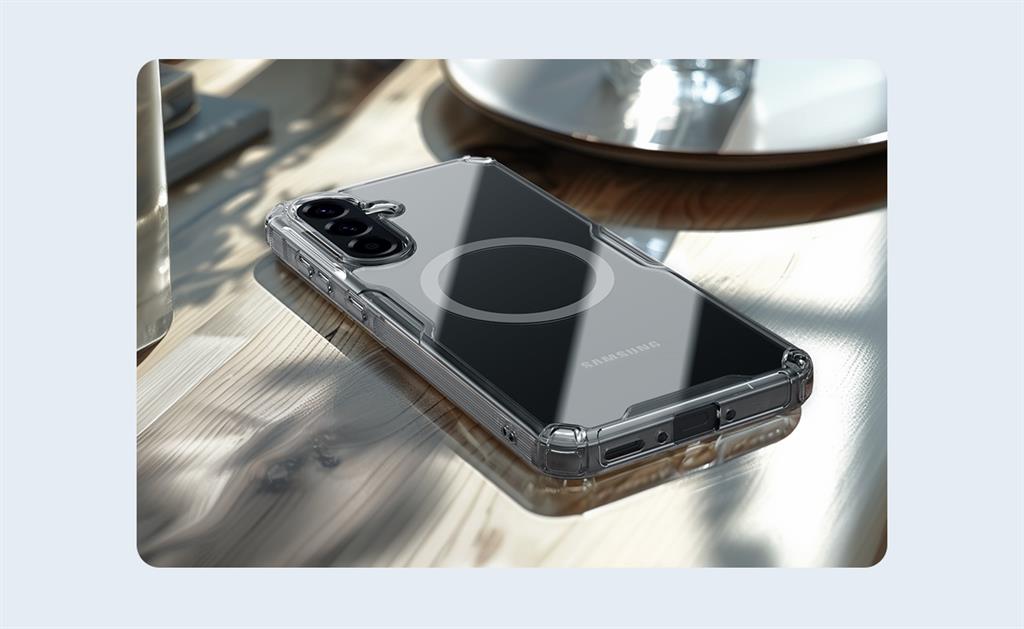 Samsung Galaxy A56 5G Nillkin Camshield S magsafe hátlap tok (Fehér)