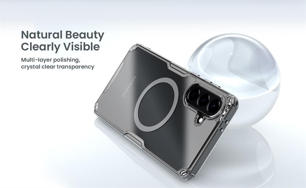 Samsung Galaxy A56 5G Nillkin Camshield S magsafe hátlap tok (Fehér)