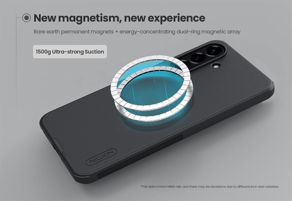 Samsung Galaxy A56 5G Nillkin Lenswing magsafe hátlap tok (Fekete)