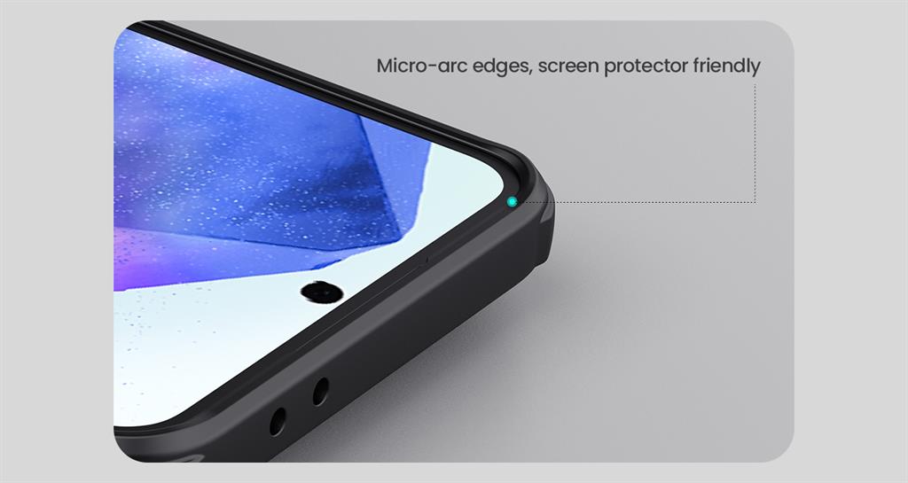 Samsung Galaxy A56 5G Nillkin Lenswing magsafe hátlap tok (Fekete)