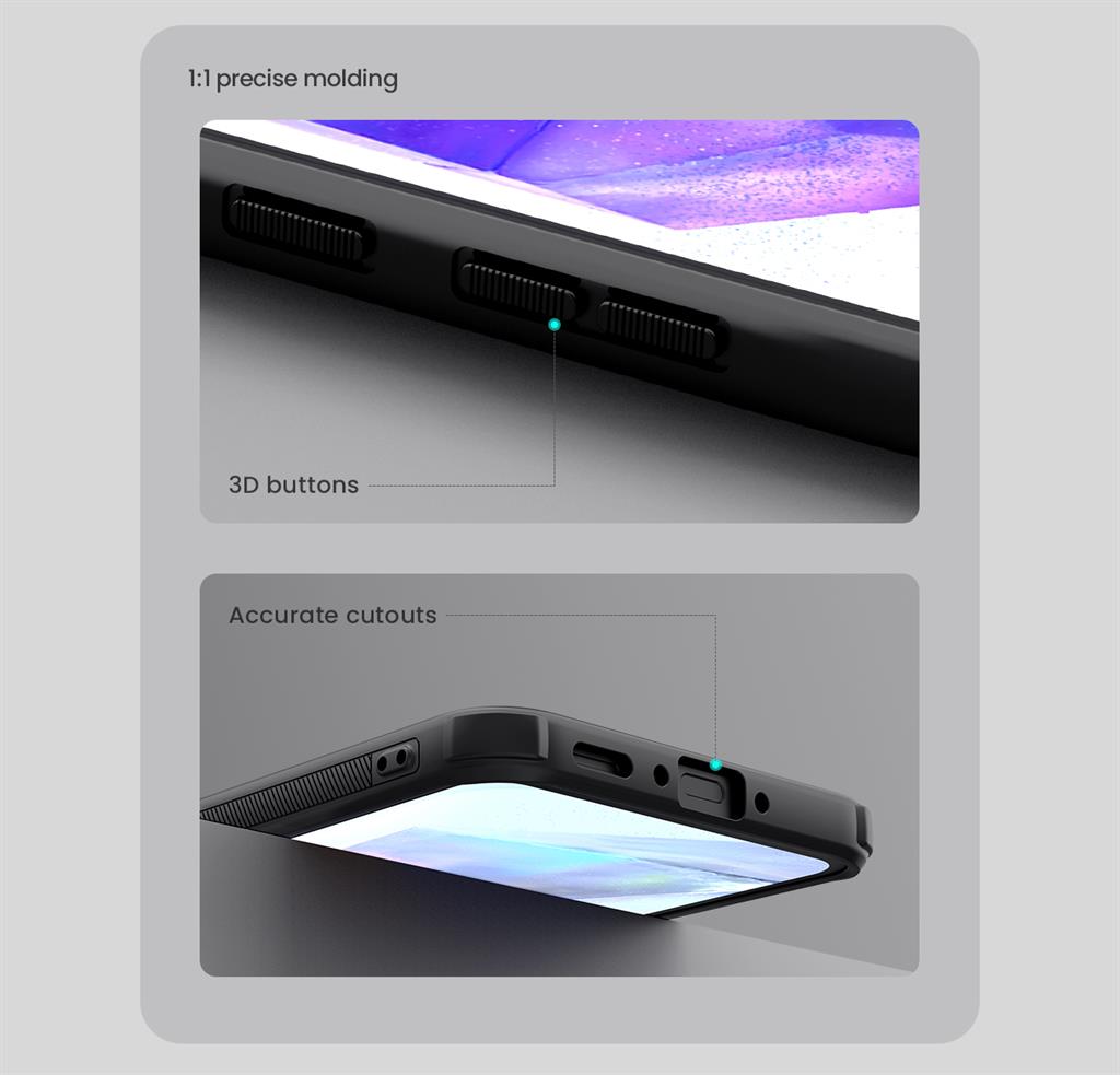 Samsung Galaxy A56 5G Nillkin Lenswing magsafe hátlap tok (Fekete)