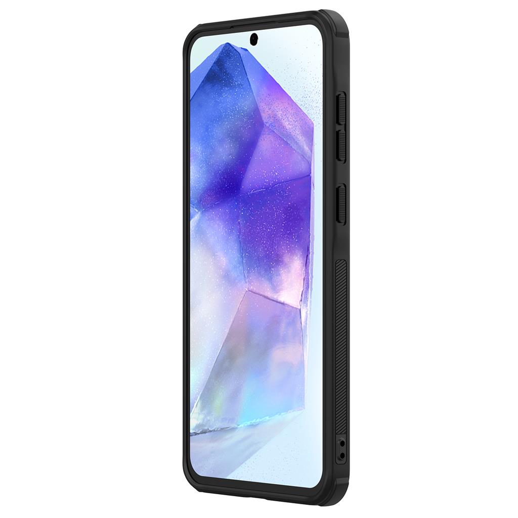 Samsung Galaxy A56 5G Nillkin Lenswing magsafe hátlap tok (Fekete)