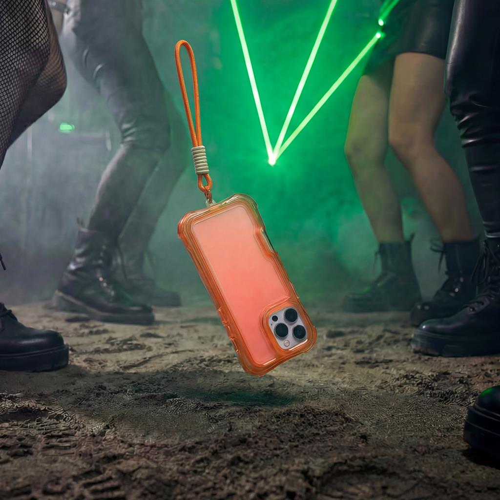 Samsung Galaxy A57 5G SafePop hátlap tok (Narancssárga)