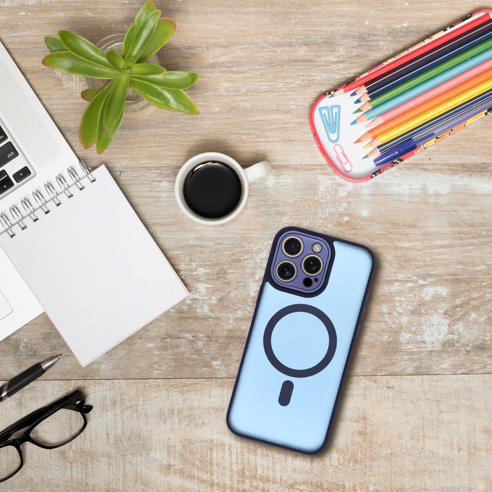 Samsung Galaxy A57 5G Variete MagSafe hátlap tok (Kék)