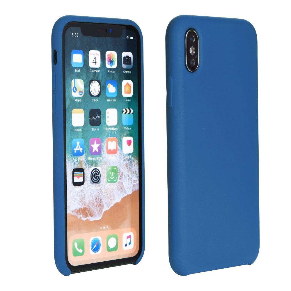 Samsung Galaxy A6 silicone hátlap tok (Sötétkék)