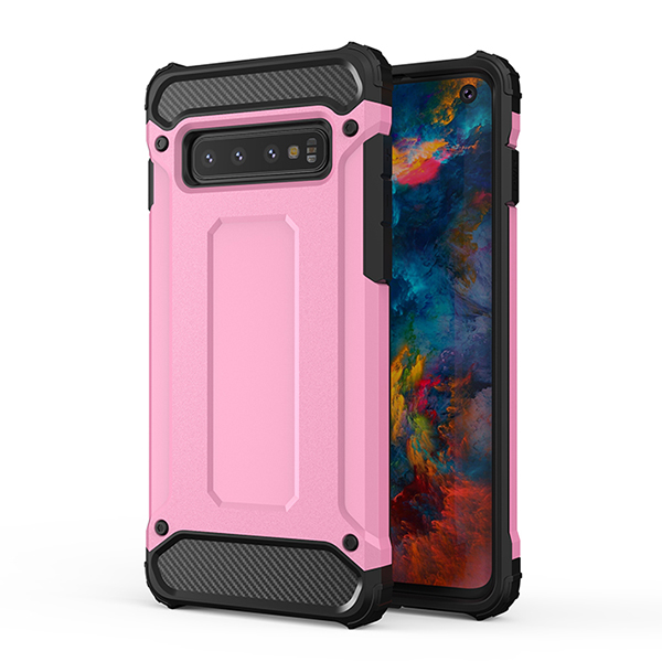 Samsung Galaxy S10e armor ütésálló hátlap tok (Pink)