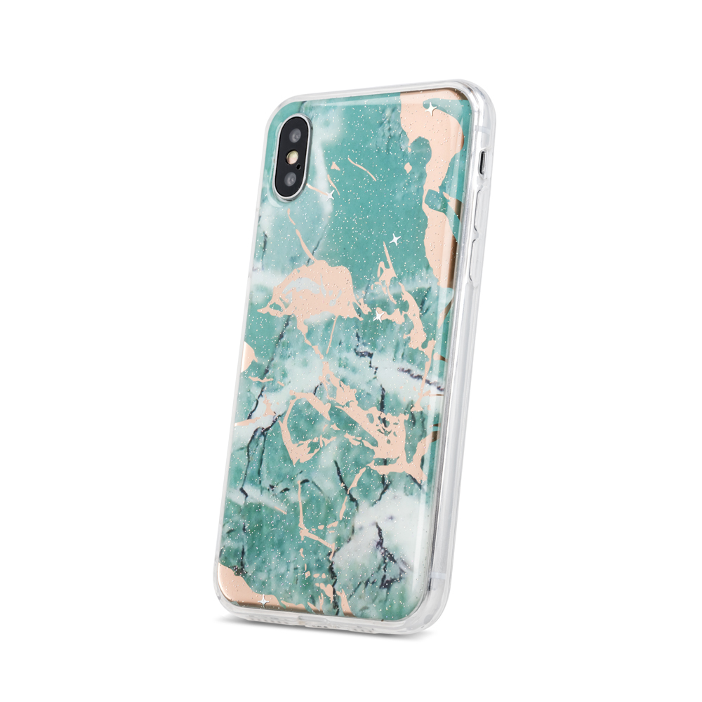 Samsung Galaxy S10e marmur hátlap tok (Zöld)