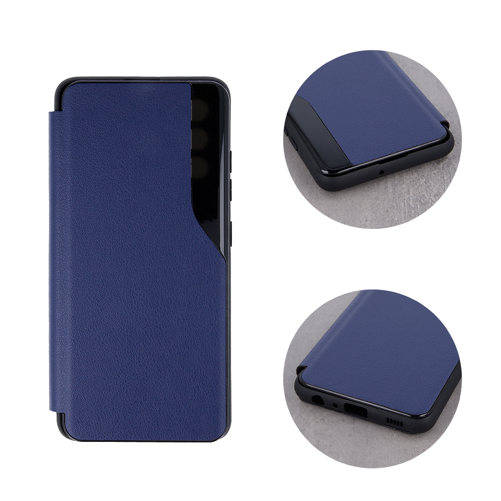 Samsung Galaxy S21 FE Smart view TPU notesz tok, (Kék) 1