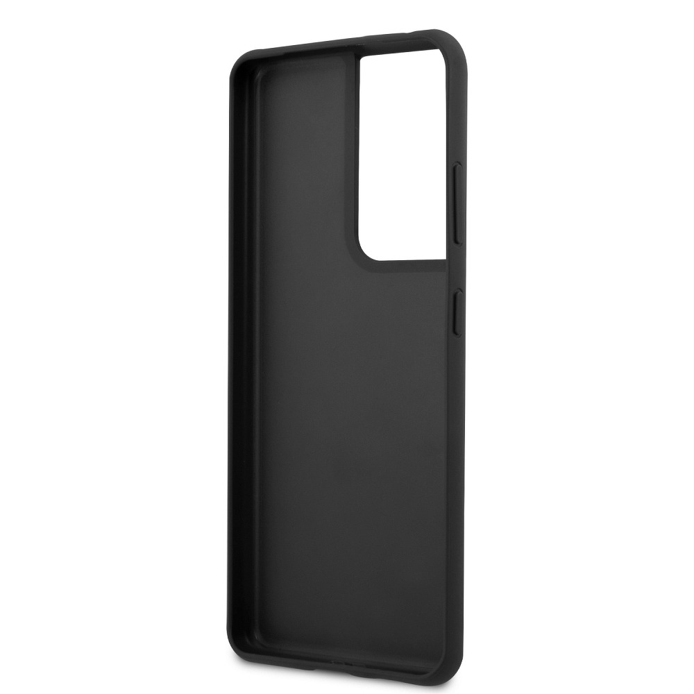 Samsung Galaxy S21+ Karl Lagerfeld Original tok (Fekete) – KLHCS21MSAKICKCBK