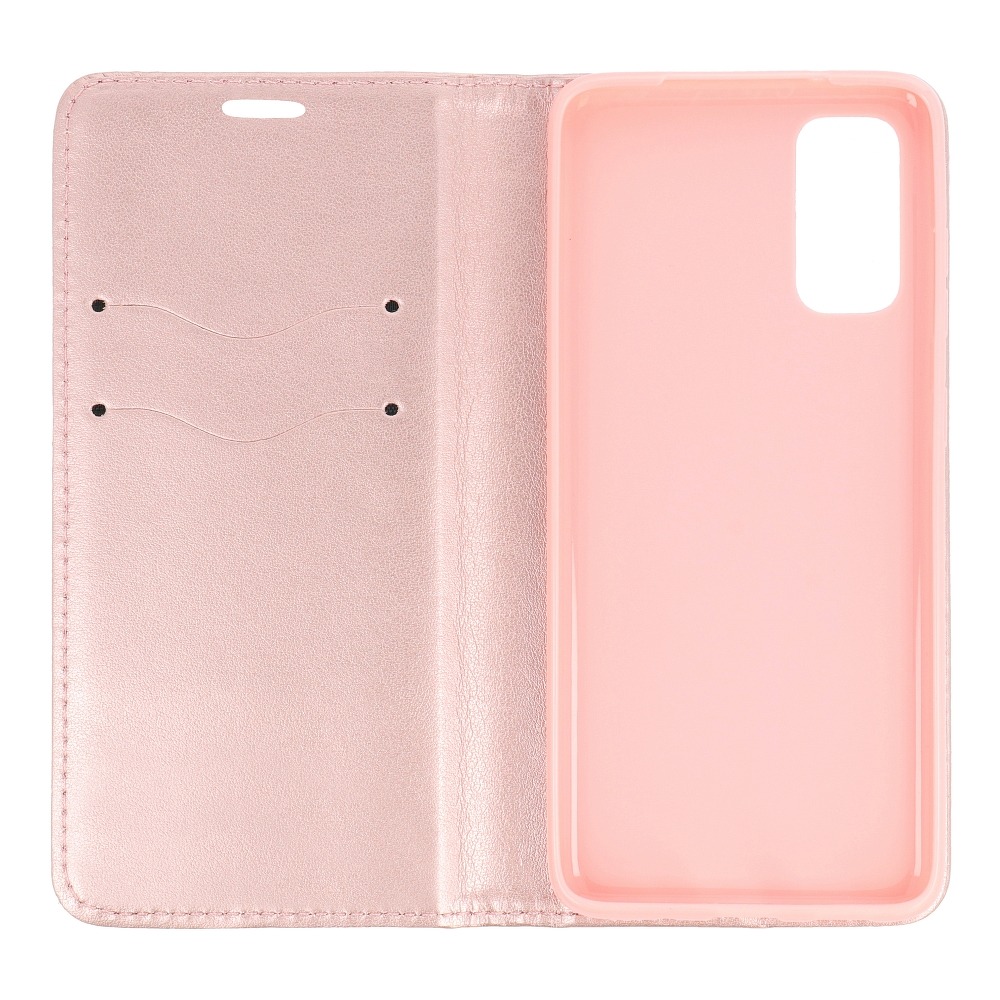 Samsung Galaxy S21 5G magnet book notesz tok (Rosegold)