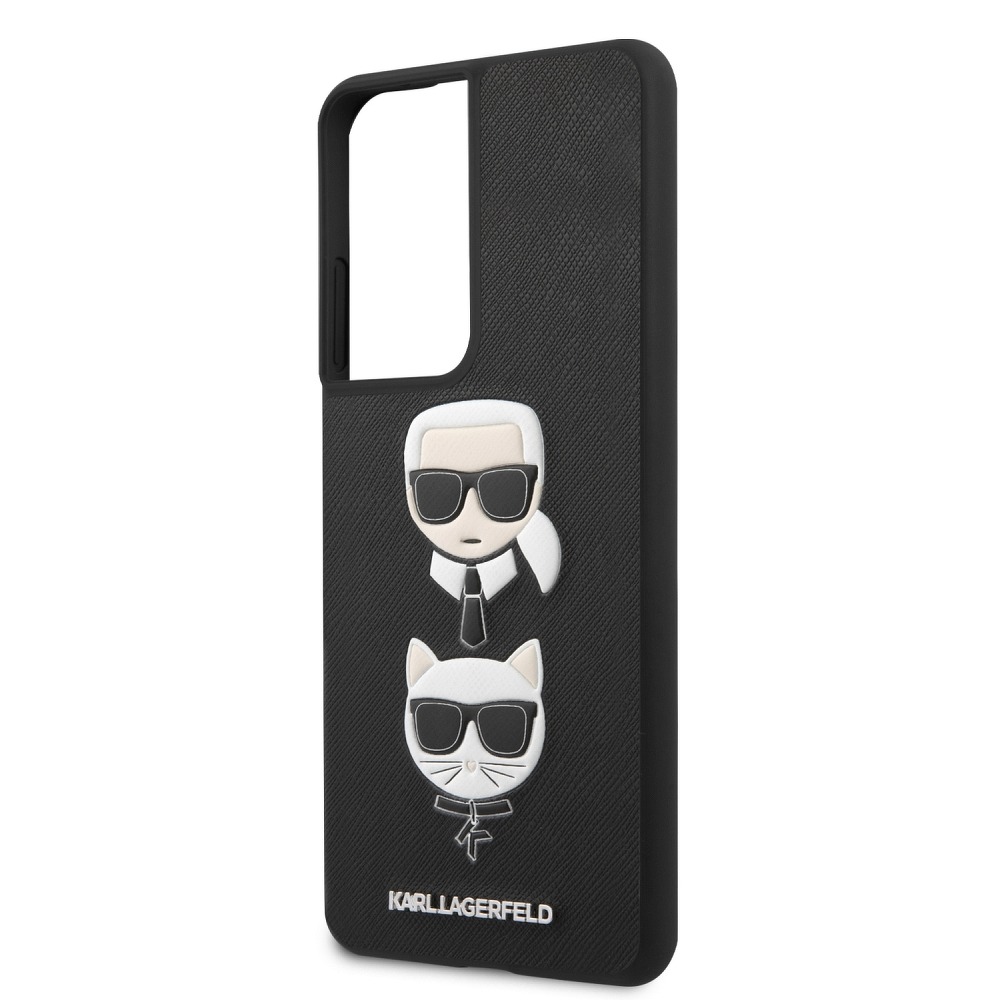 Samsung Galaxy S21 Ultra Karl Lagerfeld Original tok (Fekete) – KLHCS21LSAKICKCBK