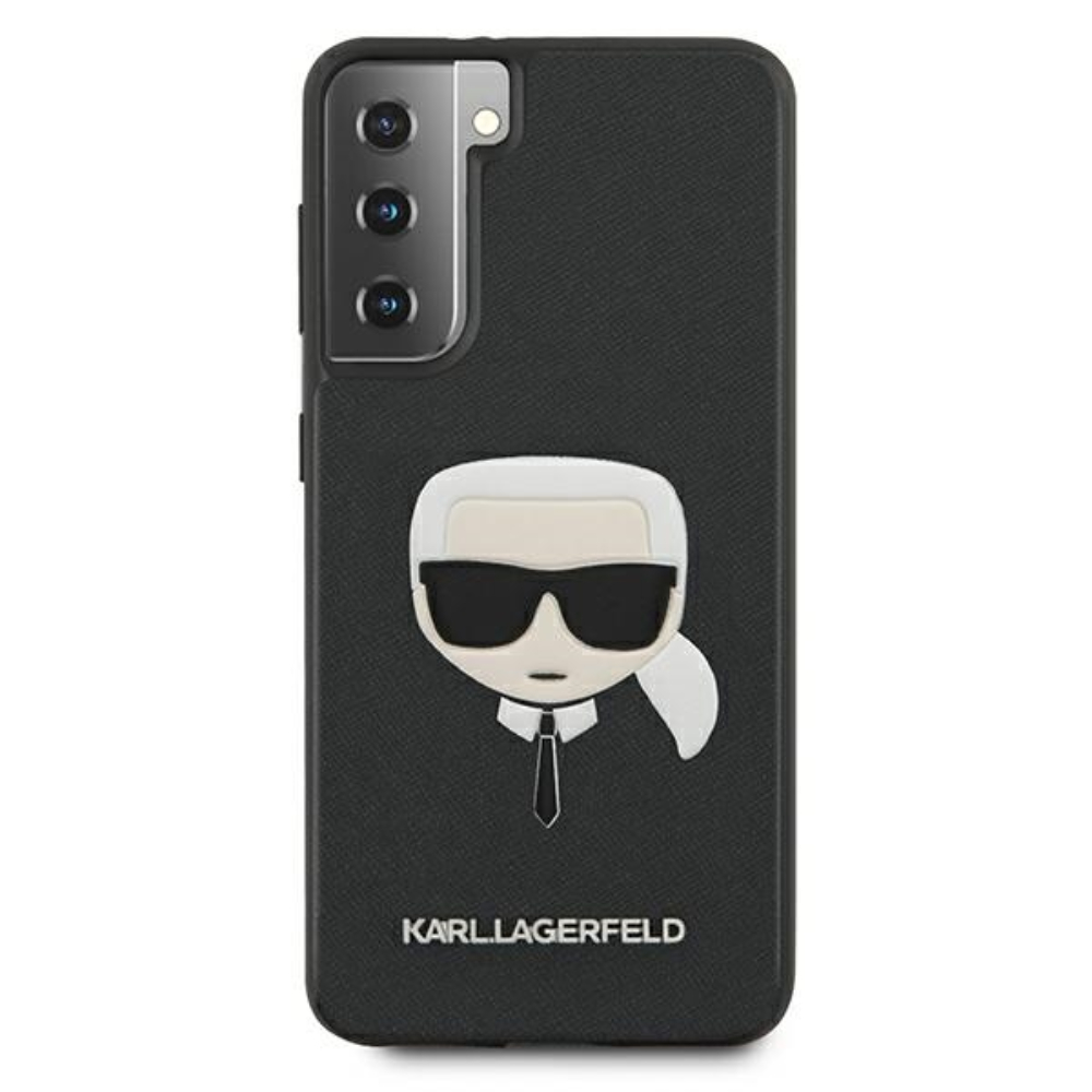 Samsung Galaxy S21 Ultra Karl Lagerfeld iconic prémium hátlap tok (Fekete ) 0