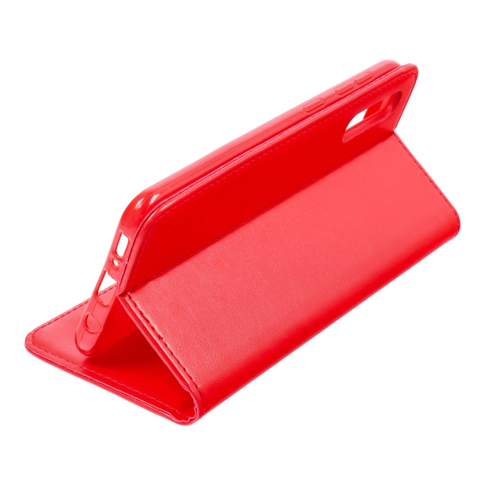 Samsung Galaxy S21 Ultra magnet book notesz tok (Piros)