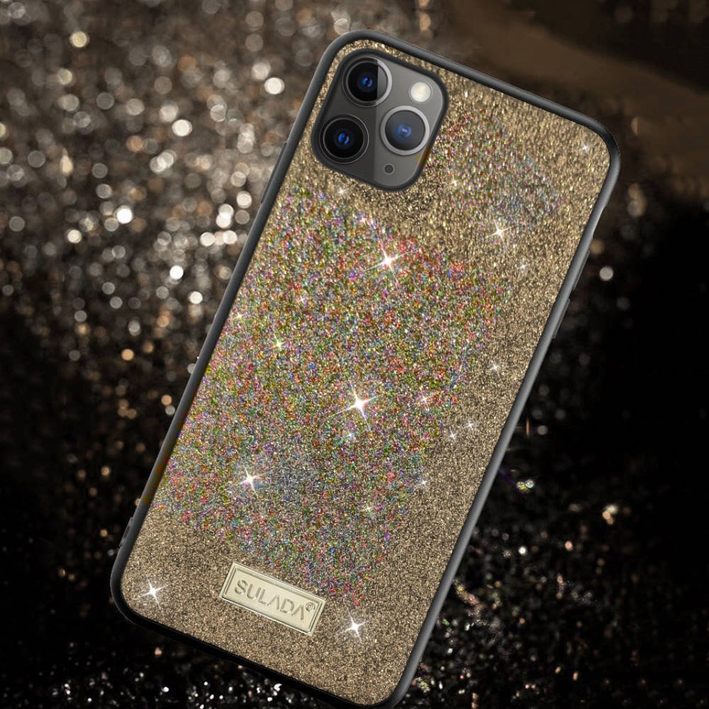 Samsung Galaxy S21 Ultra SULADA dazzling glitter hátlap tok, (Arany) 1