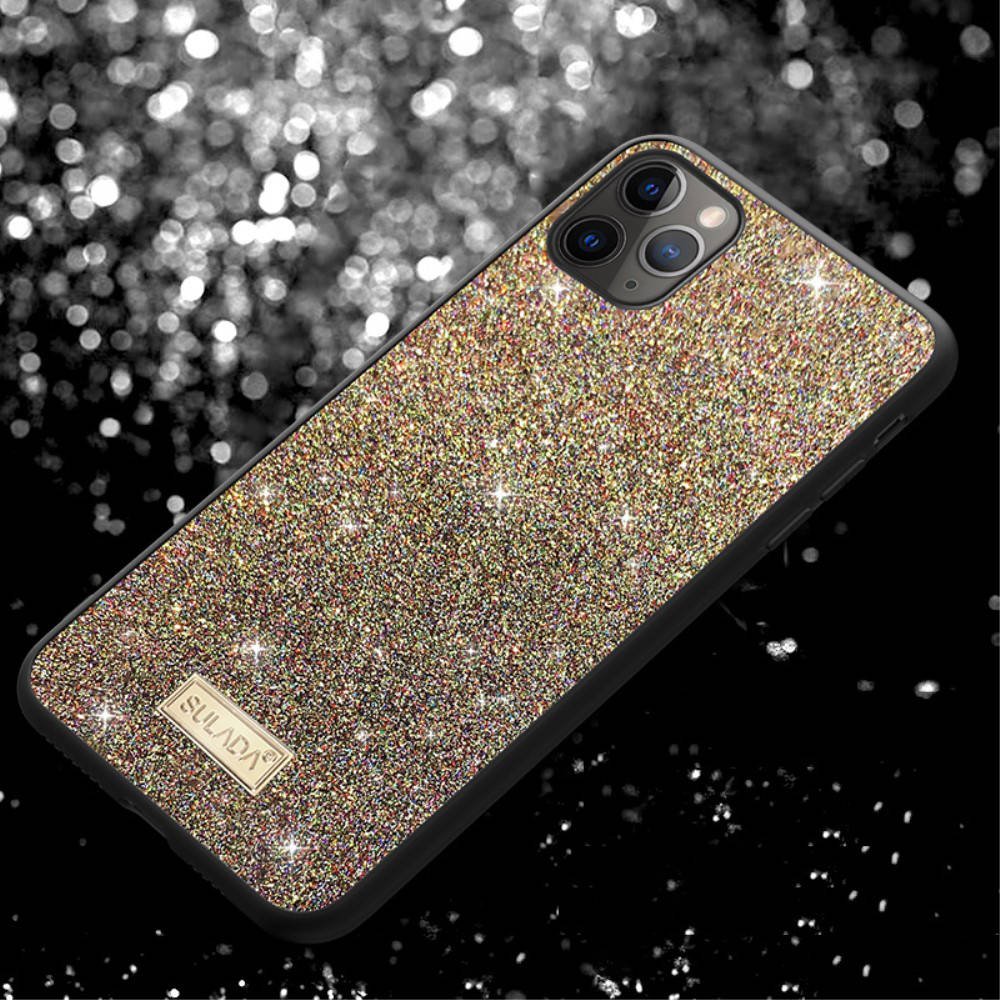 Samsung Galaxy S21 Ultra SULADA dazzling glitter hátlap tok, (Arany) 2