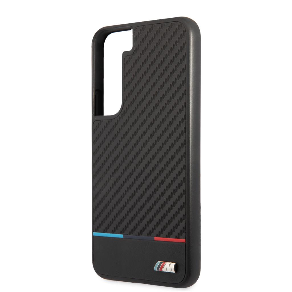 Samsung Galaxy S22 BMW TPU tricolor karbon mintás hátlap tok (Fekete) - BMHCS22SPUCARTCBK 2