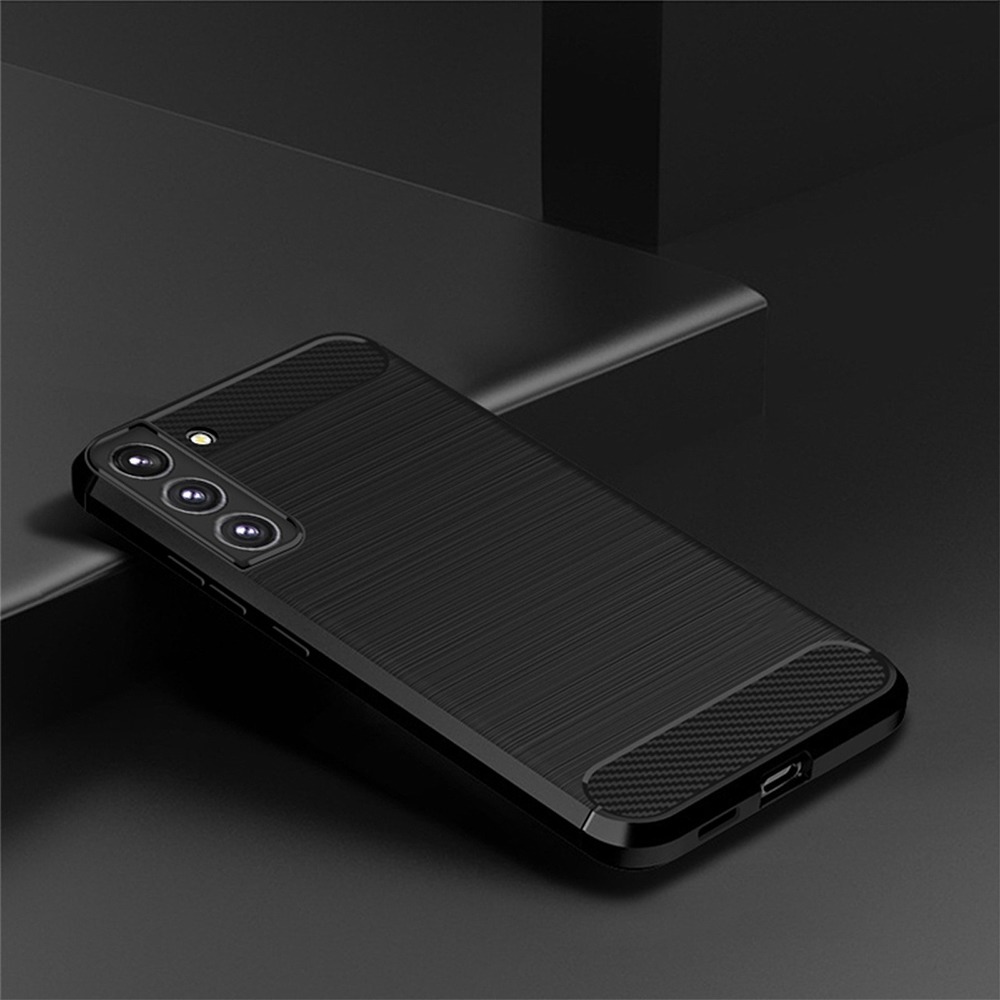 Samsung Galaxy S22 forcell carbon hátlap tok (Fekete) 1