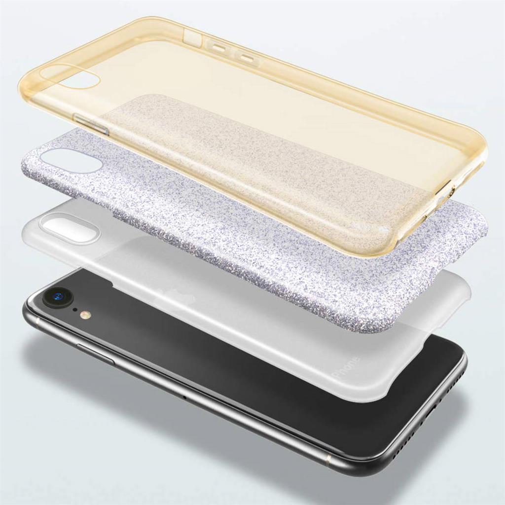 Samsung Galaxy S22 glitter 3in1 hátlap tok (Arany) 0