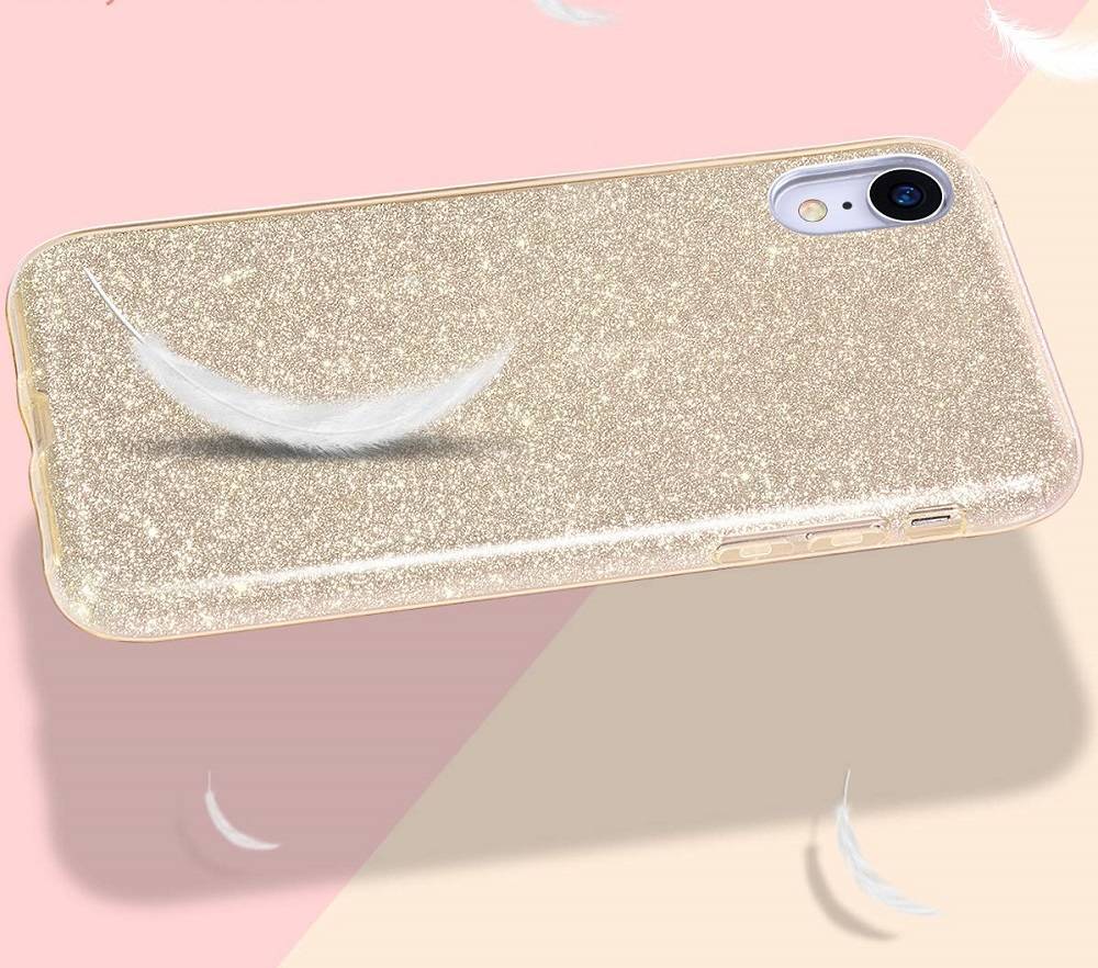 Samsung Galaxy S22 glitter 3in1 hátlap tok (Arany) 1