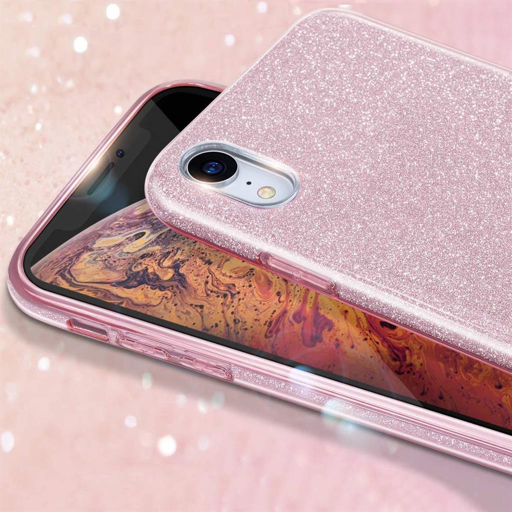 Samsung Galaxy S22 glitter 3in1 hátlap tok (Rózsaszín) 1
