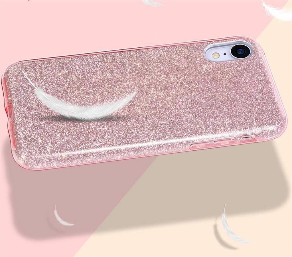 Samsung Galaxy S22 glitter 3in1 hátlap tok (Rózsaszín) 2