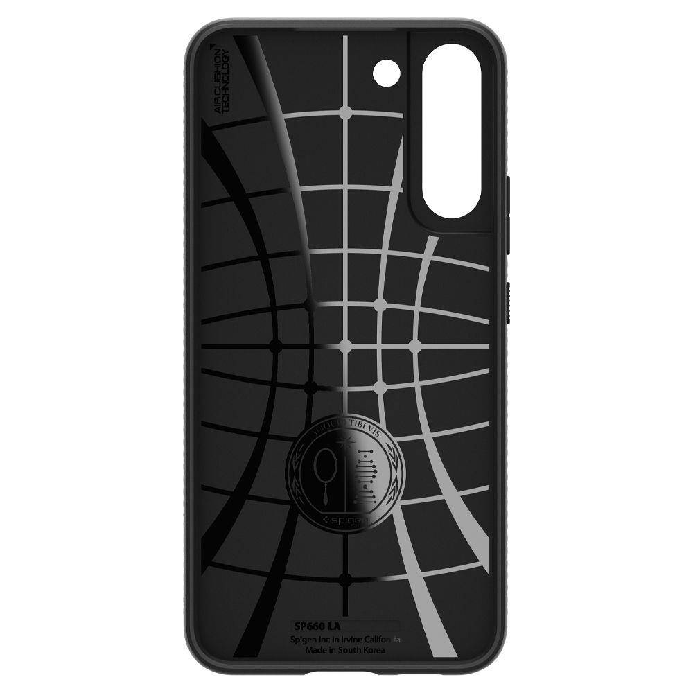 Samsung Galaxy S22 Spigen liquid air prémium hátlap tok (Fekete)