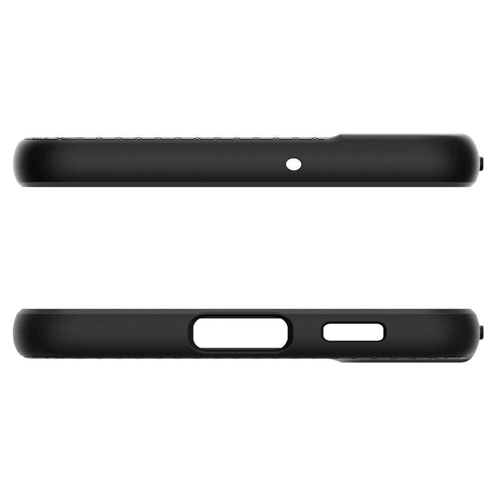 Samsung Galaxy S22 Spigen liquid air prémium hátlap tok (Fekete)