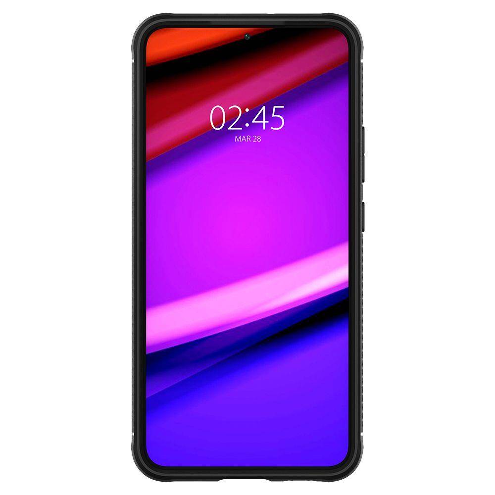 Samsung Galaxy S22 Spigen Rugged armor ütésálló tok (Fekete) 0