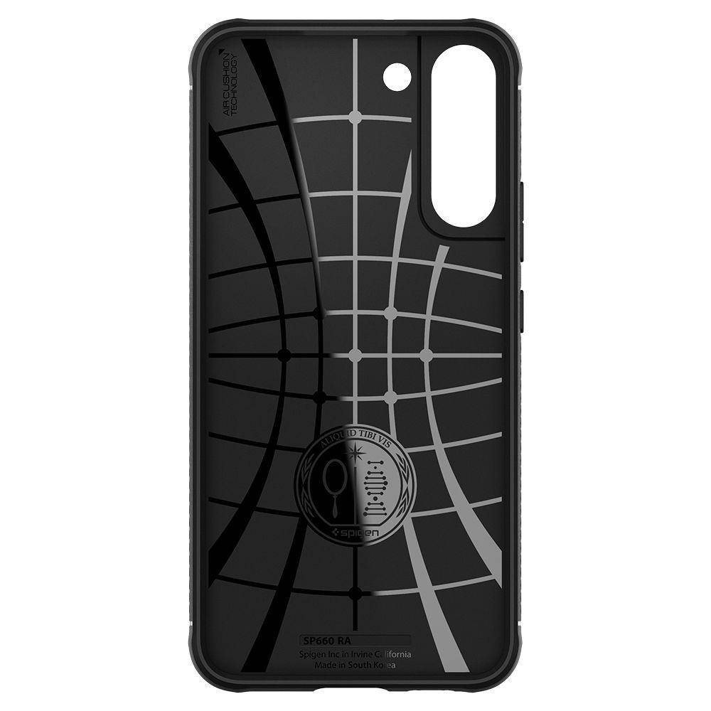 Samsung Galaxy S22 Spigen Rugged armor ütésálló tok (Fekete) 1