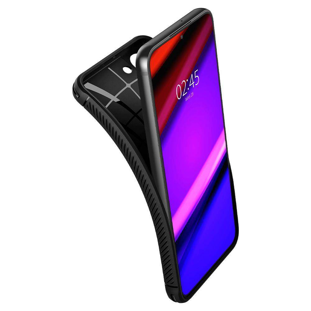 Samsung Galaxy S22 Spigen Rugged armor ütésálló tok (Fekete) 4