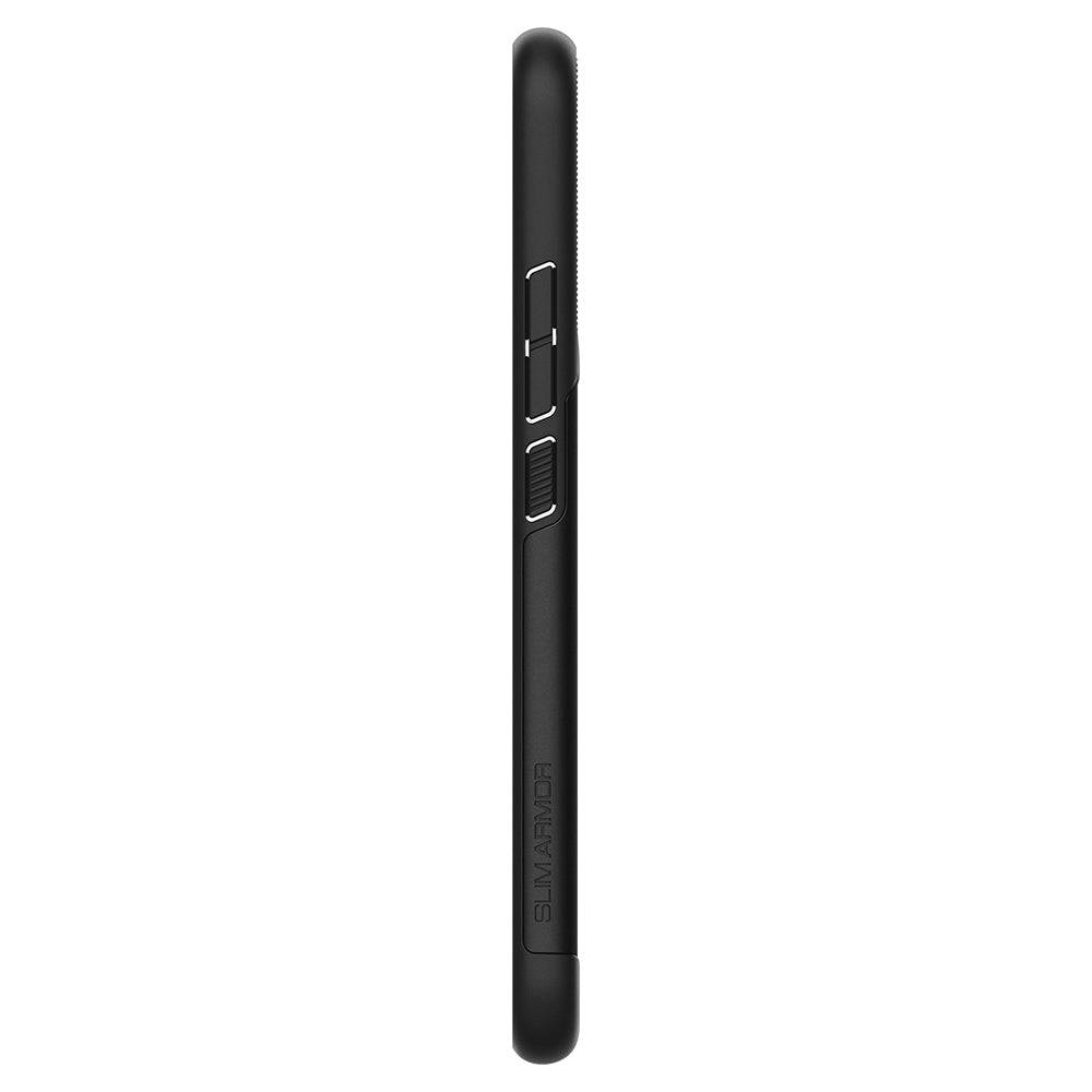 Samsung Galaxy S22 Spigen slim armor ütésálló hátlap tok (Fekete) 4