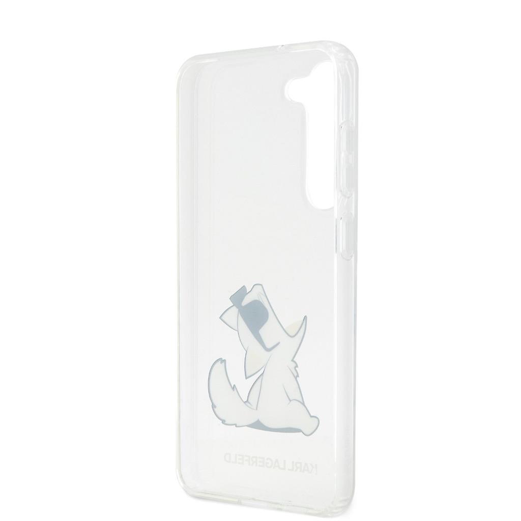 Samsung Galaxy S23 Karl Lagerfeld PC/TPU Choupette Eat tok (Átlátszó) – KLHCS23SCFNRC