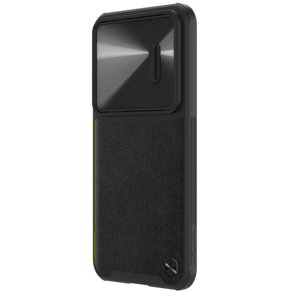 Samsung Galaxy S23 5G Nillkin camshield leather hátlap tok fekete