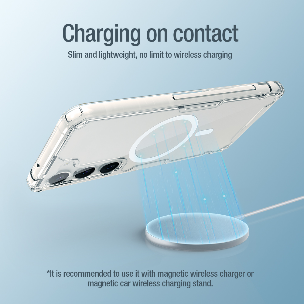 Samsung Galaxy S23 5G Nillkin nature pro magsafe hátlap tok (Fehér)